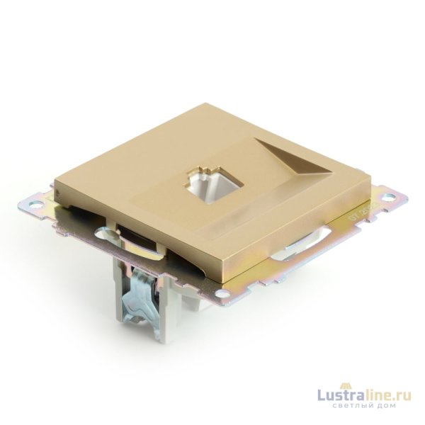 Розетка компьютерная 1-местная RJ-45 Stekker Катрин GLS00-7107-08 49227