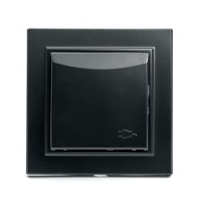 Розетка 1-местная с крышкой Stekker PST16-9012-03 с защитной шторкой 39481