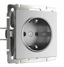 Розетка с заземлением и шторками Werkel W1171165 4690389195587 a063613