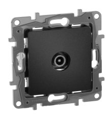 Розетка TV оконечная Legrand Etika Антрацит 672665