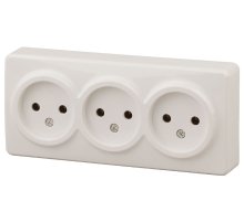Розетка 3х2P Эра 11-2207-02 Б0020698