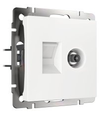 Розетка ТВ+Ethernet Werkel 4690389174414 W1181301