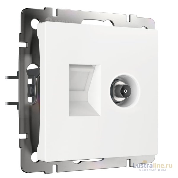 Розетка ТВ+Ethernet Werkel 4690389174414 W1181301