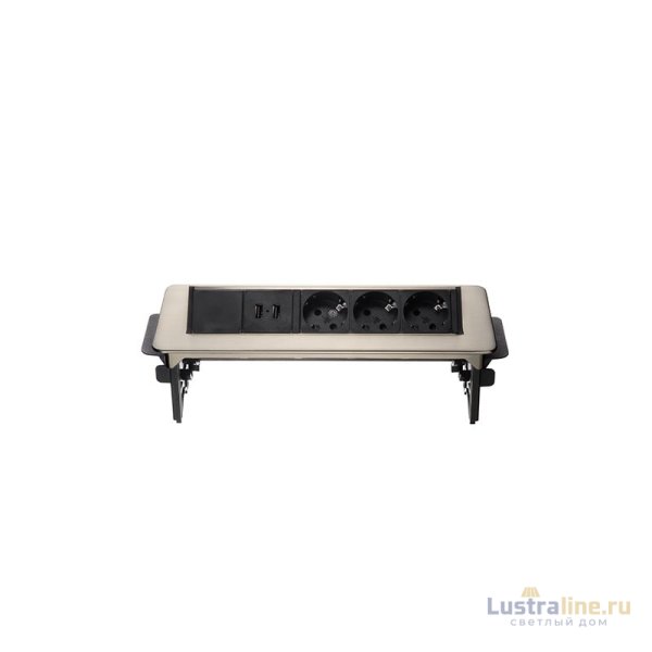 Блок розеток 47 (3 секции и 2 USB) Mebax 00-00001164