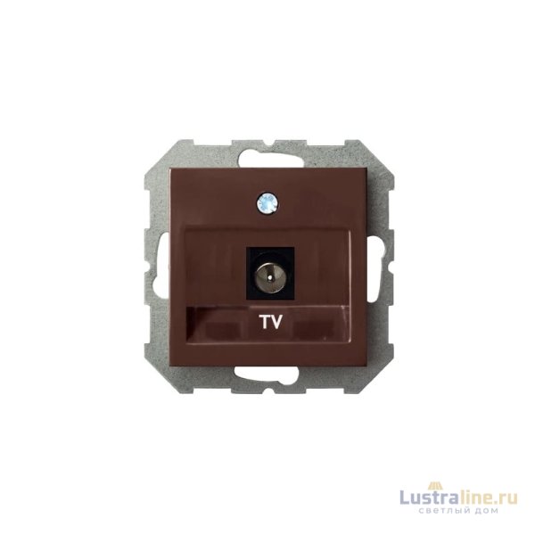 Розетка телевизионная (TV) F-разъем Liregus Epsilon 28-142
