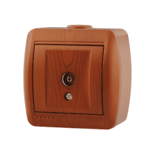 Розетка ТВ оконечная Lezard Nata 710-0800-130
