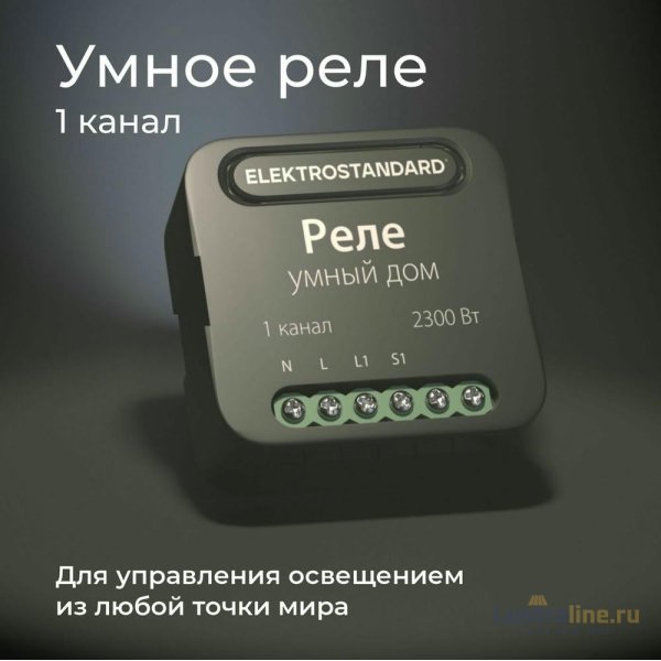 Умное одноканальное реле Elektrostandard 4690389185069 a059324 Умное одноканальное реле Elektrostandard 4690389185069 a059324