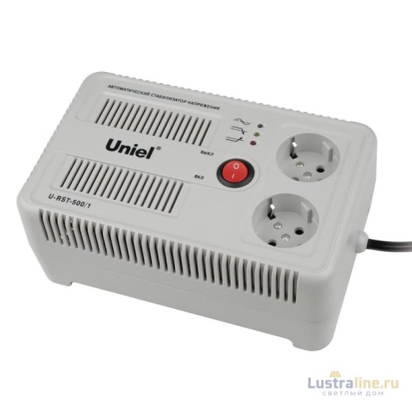 Стабилизатор напряжения (UL-00003602) Uniel 500ВА U-RST-500/1