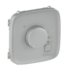 Лицевая панель Legrand Valena Allure термостата для теплых полов алюминий 755327