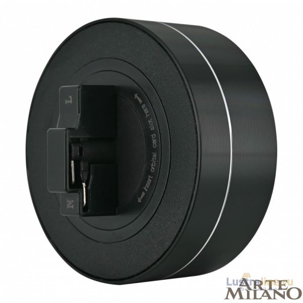 Трековая подсветка Arte Milano Am-track-sockets 380011TLS/LWS Black