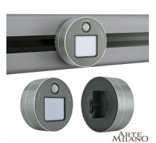 Трековая подсветка Arte Milano Am-track-sockets 380011TLS/LWS Grey
