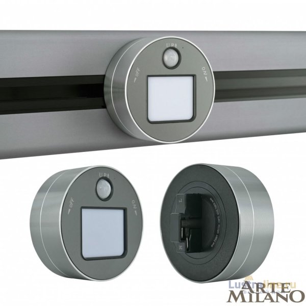 Трековая подсветка Arte Milano Am-track-sockets 380011TLS/LWS Grey