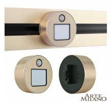 Трековая подсветка Arte Milano Am-track-sockets 380011TLS/LWS Gold