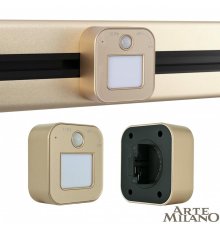 Трековая подсветка Arte Milano Am-track-sockets 380022TLS/LWS Gold