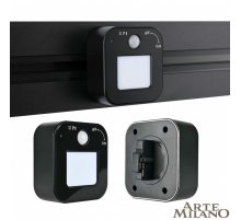 Трековая подсветка Arte Milano Am-track-sockets 380022TLS/LWS Black