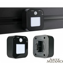 Трековая подсветка Arte Milano Am-track-sockets 380022TLS/LWS Black