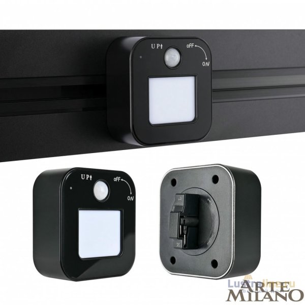 Трековая подсветка Arte Milano Am-track-sockets 380022TLS/LWS Black