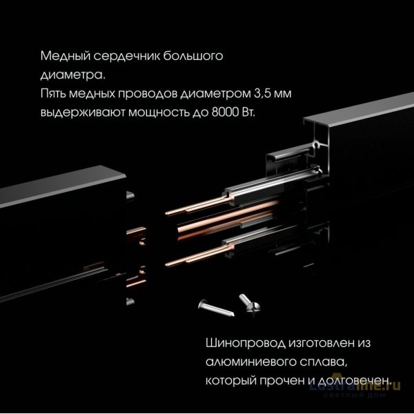 Трековая подсветка Arte Milano Am-track-sockets 380011TLS/LWS Black