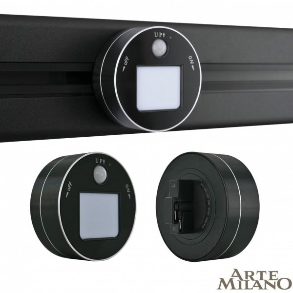 Трековая подсветка Arte Milano Am-track-sockets 380011TLS/LWS Black