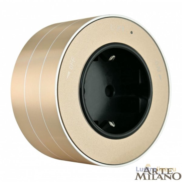 Трековая розетка Arte Milano Am-track-sockets 380011TS/ES Gold