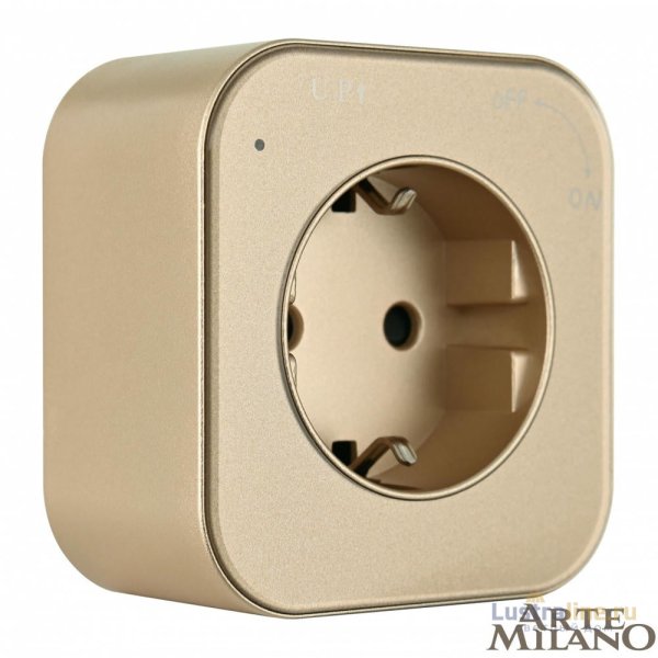 Трековая розетка Arte Milano Am-track-sockets 380022TS/ES Gold