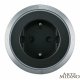 Трековая розетка Arte Milano Am-track-sockets 380066TS LED/ES Grey