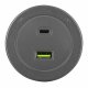 Трековая розетка Arte Milano Am-track-sockets-39 399731TS/USB-Type-C Grey