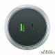 Трековая розетка Arte Milano Am-track-sockets 380066TS LED/USB-Type-C Grey