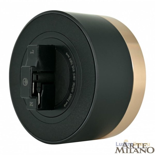 Трековая розетка Arte Milano Am-track-sockets 380066TS LED/ES Gold