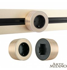 Трековая розетка Arte Milano Am-track-sockets 380011TS/ES Gold