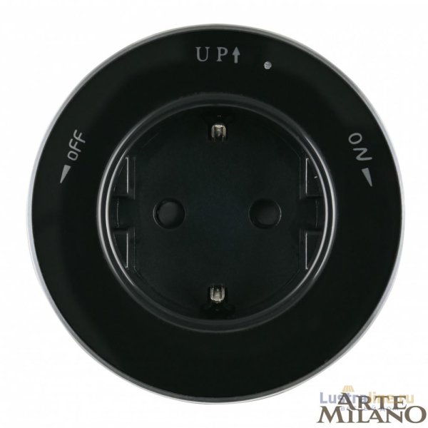 Трековая розетка Arte Milano Am-track-sockets 380011TS/ES Black