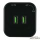 Трековая розетка Arte Milano Am-track-sockets 380022TS/USBx2 Black