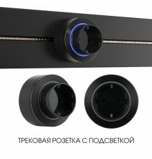 Трековая розетка Arte Milano Am-track-sockets-39 397952TS/ES Black