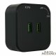 Трековая розетка Arte Milano Am-track-sockets 380022TS/USBx2 Black