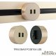 Трековая розетка Arte Milano Am-track-sockets 380011TS/USBx2 Gold