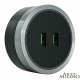 Трековая розетка Arte Milano Am-track-sockets 380066TS LED/USBx2 Grey