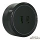 Трековая розетка Arte Milano Am-track-sockets 380066TS LED/USBx2 Black