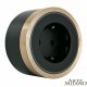 Трековая розетка Arte Milano Am-track-sockets 380066TS LED/ES Gold