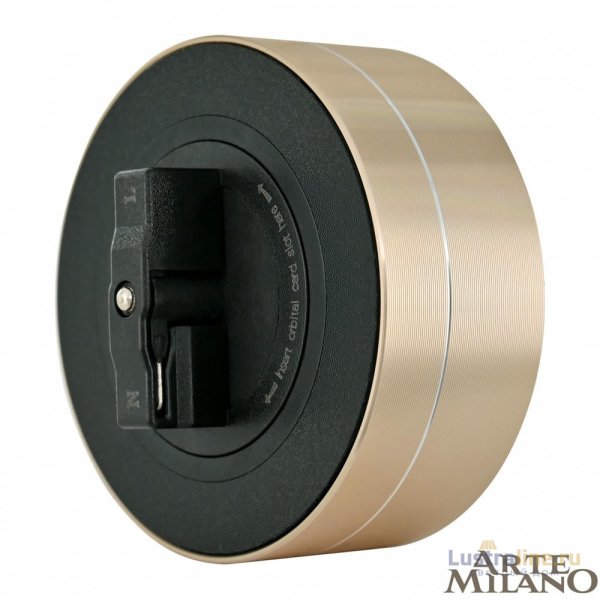 Трековая розетка Arte Milano Am-track-sockets 380011TS/USBx2 Gold