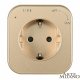 Трековая розетка Arte Milano Am-track-sockets 380022TS/ES Gold