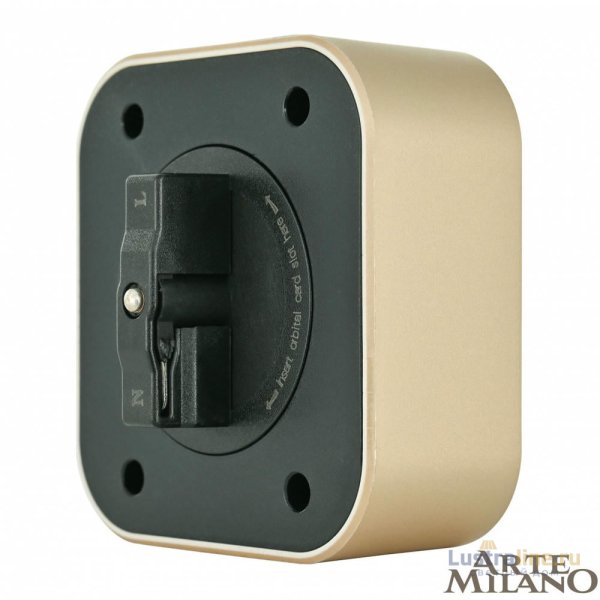 Трековая розетка Arte Milano Am-track-sockets 380022TS/USBx2 Gold