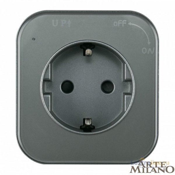 Трековая розетка Arte Milano Am-track-sockets 380022TS/ES Grey