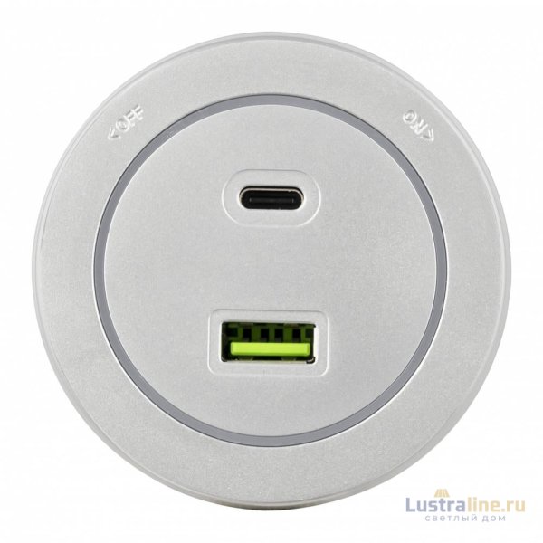 Трековая розетка Arte Milano Am-track-sockets-39 399731TS/USB-Type-C Silver