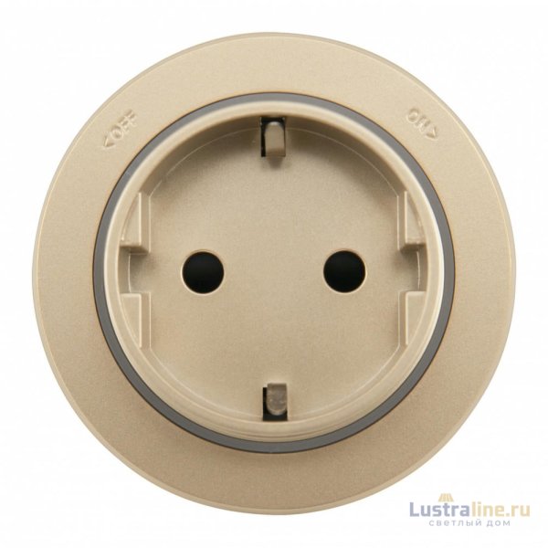 Трековая розетка Arte Milano Am-track-sockets-39 397951TS/ES Gold
