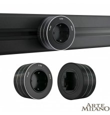 Трековая розетка Arte Milano Am-track-sockets 380011TS/ES Black
