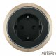 Трековая розетка Arte Milano Am-track-sockets 380066TS LED/ES Gold