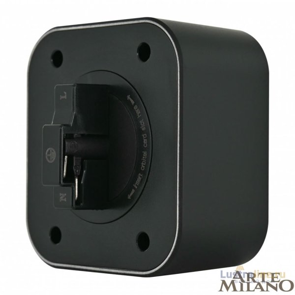 Трековая розетка Arte Milano Am-track-sockets 380022TS/ES Black