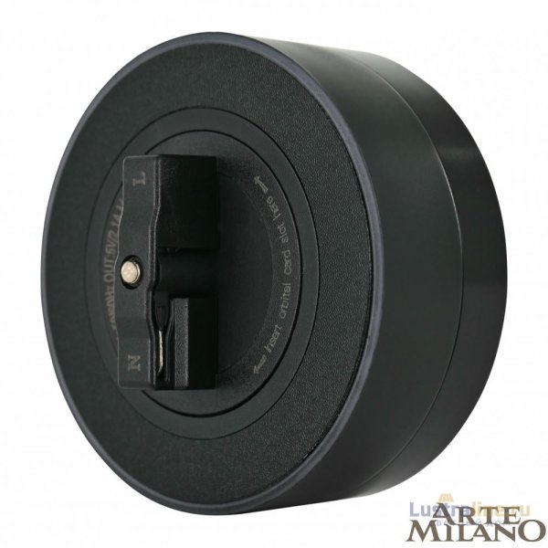 Трековая розетка Arte Milano Am-track-sockets 380066TS LED/USBx2 Black