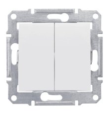 Выключатель двухклавишный Schneider Electric Sedna 10A 250V SDN0300121