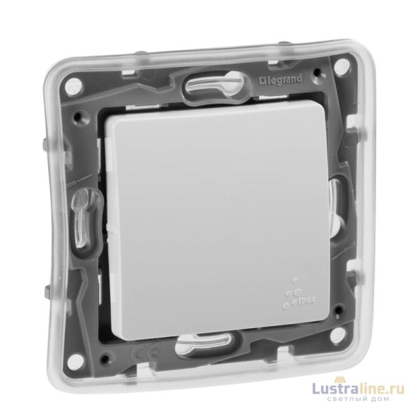 Переключатель одноклавишный Legrand Etika 10A 250V белый 672200